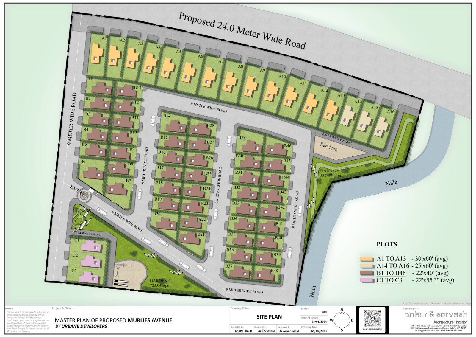 Murlies Avenue map
