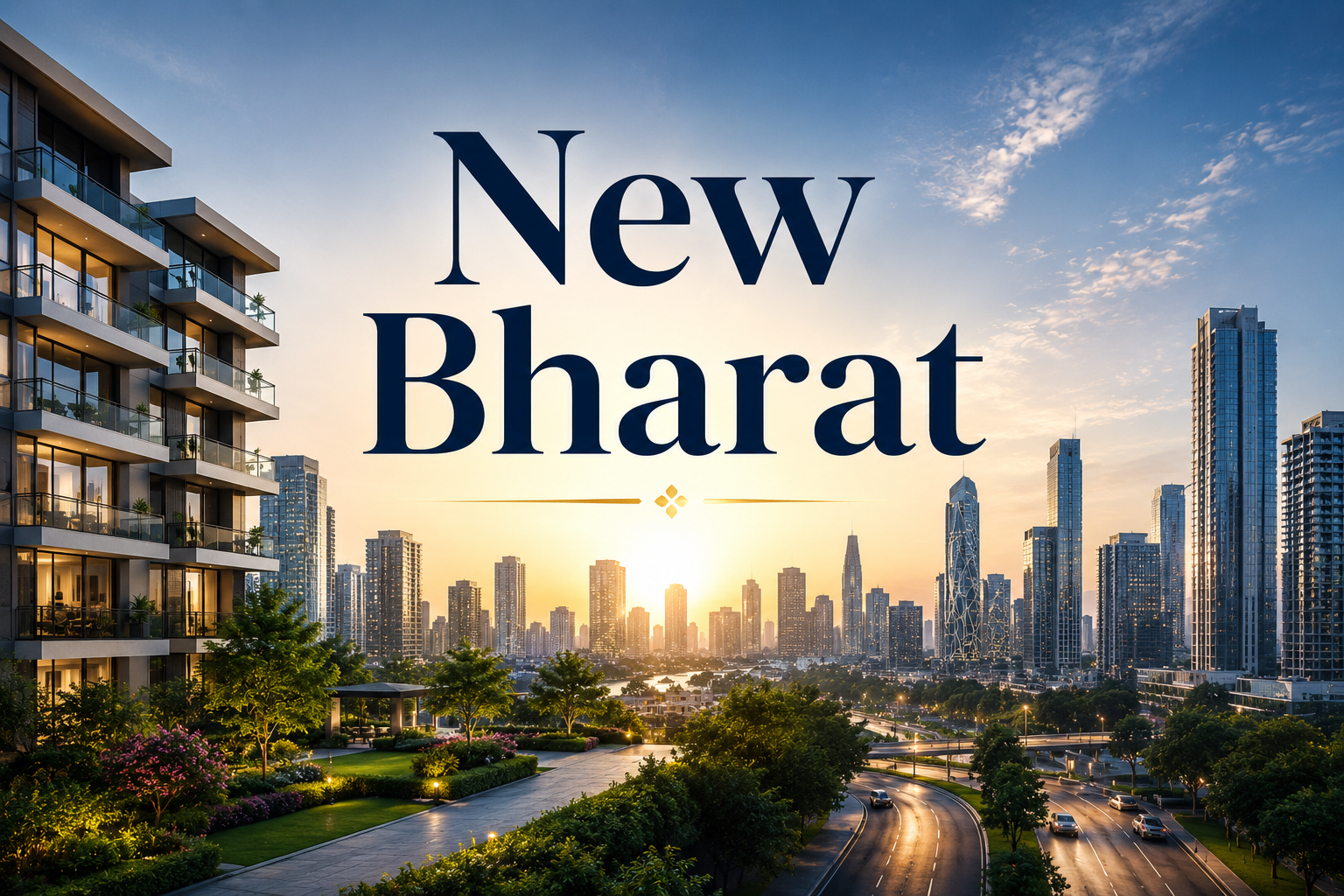 Modern Indian smart cities, airport infrastructure, commercial development and emerging real estate investment opportunities in India 2026.